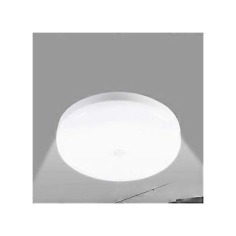 Plafonnier LED Dia. 22cm 12W 2835SMD intérieur/extérieur avec détecteur de mouvement 6500K blanc (1/5)