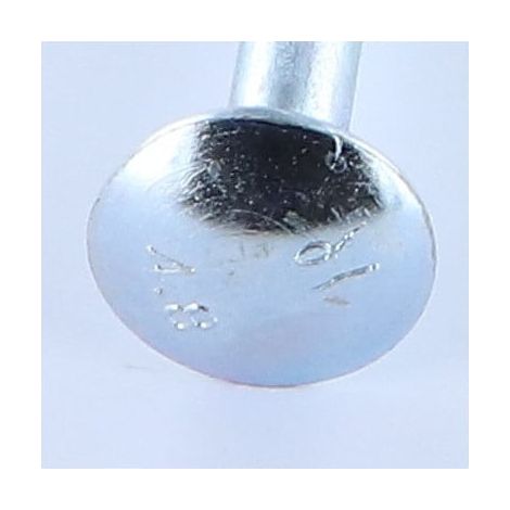 Vis métaux FHC tête fraisée empreinte hexagonale creuse Clé de 8 HC8 M12X20 Filetage total Inox A4-30 pièces (1/2)