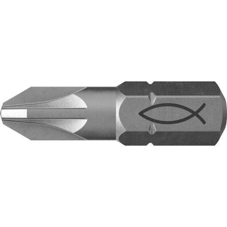 FISCHER Embout de vissage acier PZ2 - Boîte de 10 pièces (1/2)