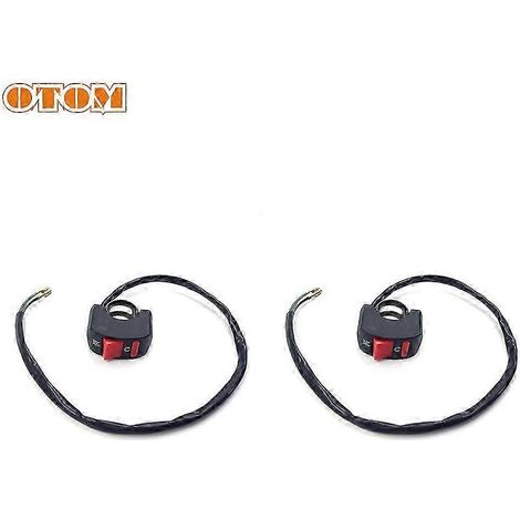 Moto universelle22 mmDémarrage/arrêt électrique au guidon/Interrupteur d'arrêt, compatibilité,HONDA,KAWASAKI,YAMAHA,SUZUKI GR8
