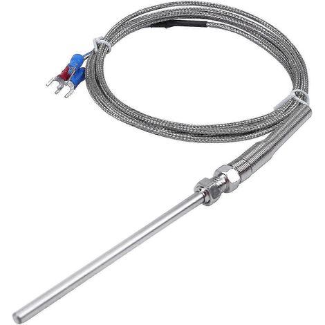 Sonde PT100 avec rallonge de 2 m (plage de température de -50 °C à 400 °C) (1/4)