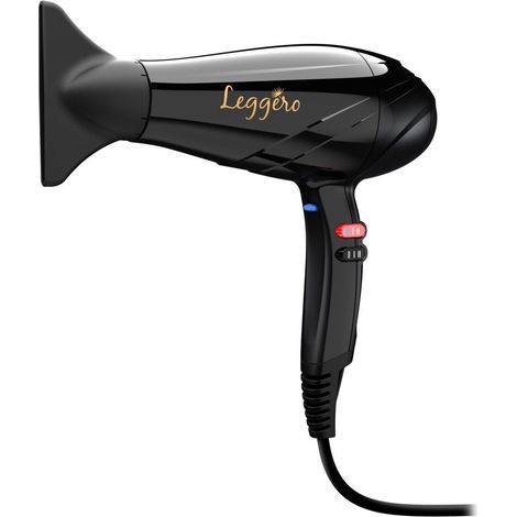 Ga.ma Leggero 2100W Haartrockner schwarz leistungsstark und leicht (1/2)