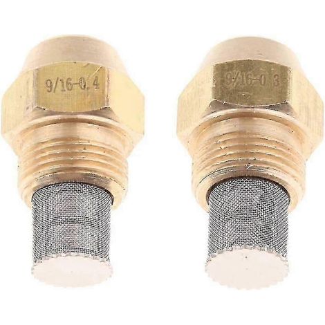 Compatible avec 2 buses de brûleur à mazout en laiton, versions 9/16 pouce, 0,3 et 0,4 mm 1226 (1/5)