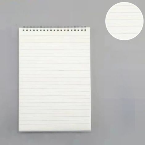 Carnet B5 80 feuilles à spirale supérieure, papier épais confortable, ligné, bloc-notes pratique pour école et bureau (1/5)