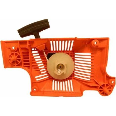 Lanceur à arracher Rouge pour Husqvarna 50 51 55 Tronçonneuse Plastique 22x17,5x3,5cm (1/5)