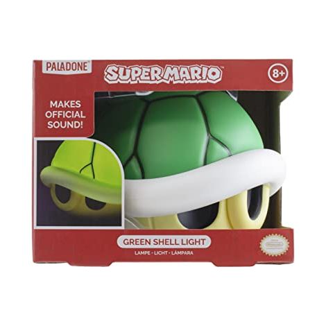 Paladone Super Mario Bros. Guscio verde luminoso con suono  Funziona a batterie, prodotto ufficiale Nintendo. Taglia unica, multicolore (1/4)