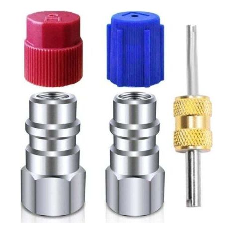 Kit Conversion R12 Vers R134a Adaptateur Raccord AC 1 4 Pouce Système Réfrigérant Automatique