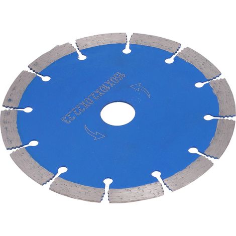Lame de scie segmentée à sec, 65 lames diamantées en acier allié au manganèse pour marbre, 150 x 10 x 2,0 x 22,23 mm (1/5)