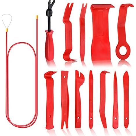 13-Piece Car Panel Trim Removal Tool Kit - Upholstery Removal, Tool Kits for Panel/Car Radio/Accessories/Door/Panel (1/5)