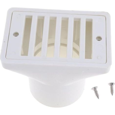 Draineur principal draineur de sol carré outils de nettoyage accessoires d'aquarium piscine extérieure draineur de fond blanc gadget de piscine (1/4)