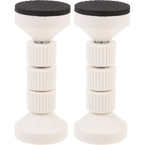 OUNONA 2 Pièces Verstellbarer Bettstopper au Kunststoff Weiß zur Verhinderung von Geräuschen et (1/5)