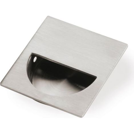 Bol Carré Modèle Kobe 50X50 (D.40MM) Inox Mt (1/3)