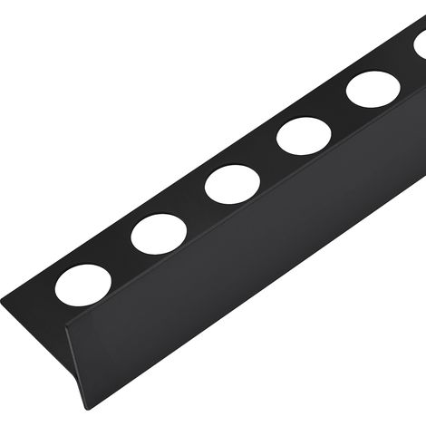 Balneo Barre de pente de sol gauche pour receveur 170 cm noir INOX Acier inoxydable (1/5)