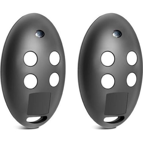 Télécommande universelle 433,92 MHz pour portail – 4 canaux – compatible avec systèmes Mitto2 – lot de 2 (1/5)