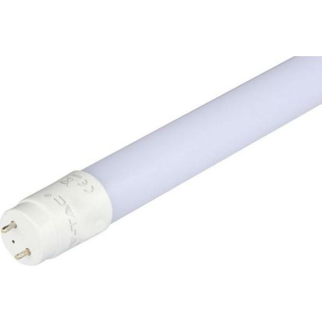 Tubo LED V-TAC T8 9W G13 de 60 cm en nanoplástico, no giratorio, blanco natural