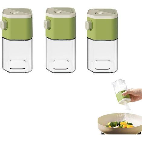 Präziser Salz- und Gewürzstreuer – Multifunktionaler und auslaufsicherer Gewürzstreuer zum Kochen und Grillen, 3er-Set (1/5)