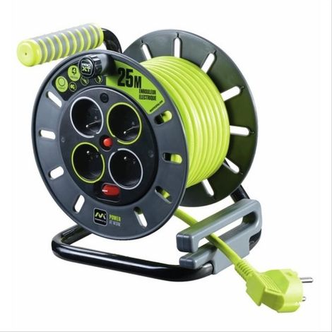 Enrouleur de câble multiprises Pro XT  Luceco L=40m