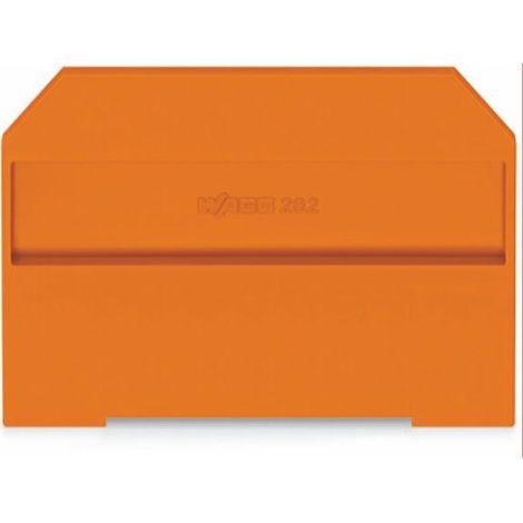 WAGO Abschlussplatte u. Zwischenplatte 282-312 orange