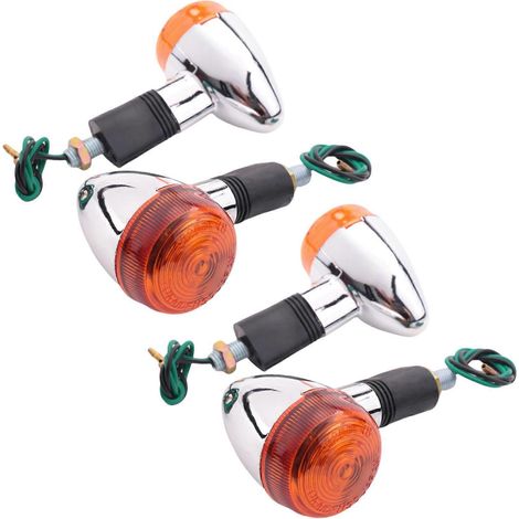 Clignotants vanguardistas y tipo «bala» para motos Honda, Kawasaki, Suzuki y Yamaha (norme routière, lote 4) (1/5)