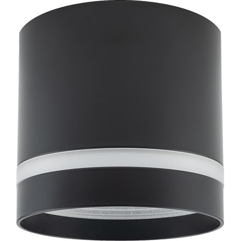 Spot plafonnier tube noir aluminium GX53 Nowodvorski CRES (1/5)