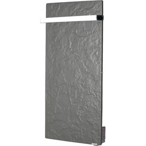 Sèche-serviette H2O DK11 Vertical Natura Noir 850W - VALDEROMA 18085011B (1/2)