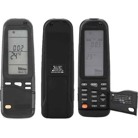 Télécommande compatible pour climatiseur Electra Airwell Emailair Elco RC-4, RC-7, YKR-M, RC-3, YKR-F, 001E, 002E, 015E, 016E (1/5)