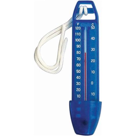 Poolthermometer Kokido Blau S Schwimmend mit Seil Temperaturkontrolle in Fahrenheit und Celsius