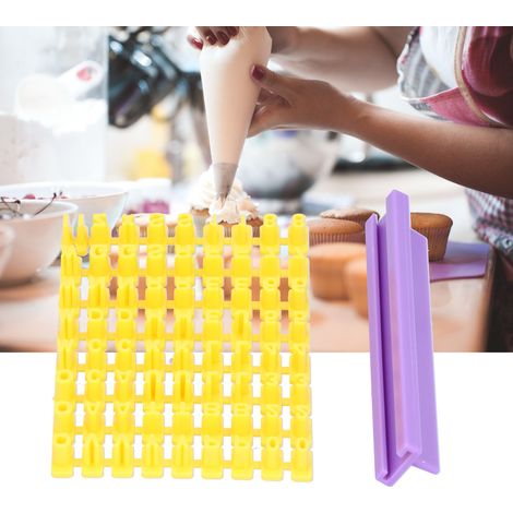Moule à biscuits, chiffres et lettres anglaises, tampons, moule à gâteaux, outils de pâtisserie DIY (1/5)