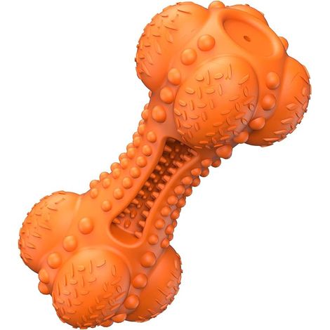 Jouet à mâcher pour Chien, en Caoutchouc avec Brosse à Dents pour Chien, Nettoyage des Dents (1/5)