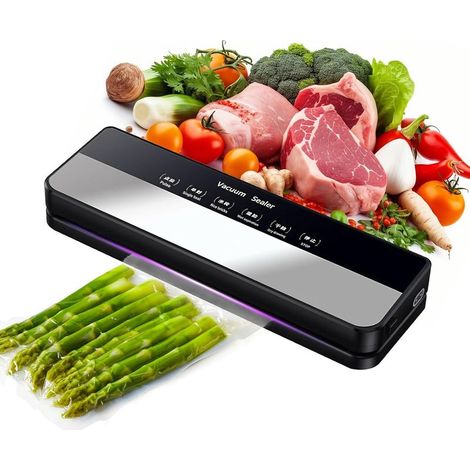 5-in-1 vacuum sealer for kitchen and food storage – includes 30 bags for food, meat, dry, moist and fresh foods (1/5)