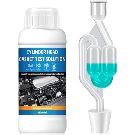 Test CO2 Joint de Culasse, Test Joint de Culasse, Rapide et Fiable, 100ml (1/5)