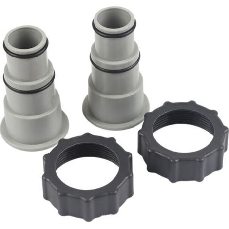 Adaptateur de tuyau de rechange de type A pour pompe Intex Fit ARU à raccord fileté, lot de 2 pièces