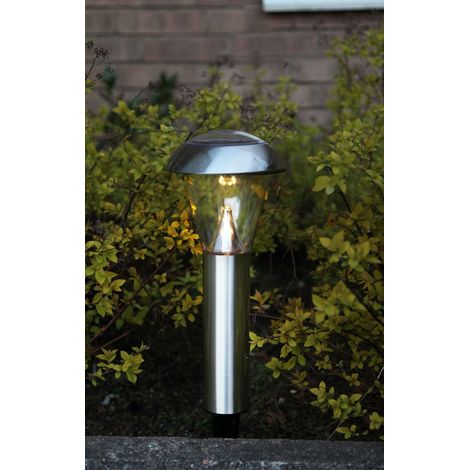 Solar-Pathlights Edelstahl, 6 LED, 14 lm