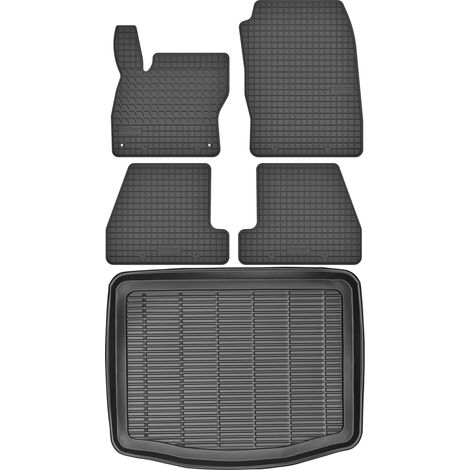 Juego de alfombrillas de goma para Ford Focus III Hatchback (2010-2018) + alfombrilla para el maletero. (1/5)