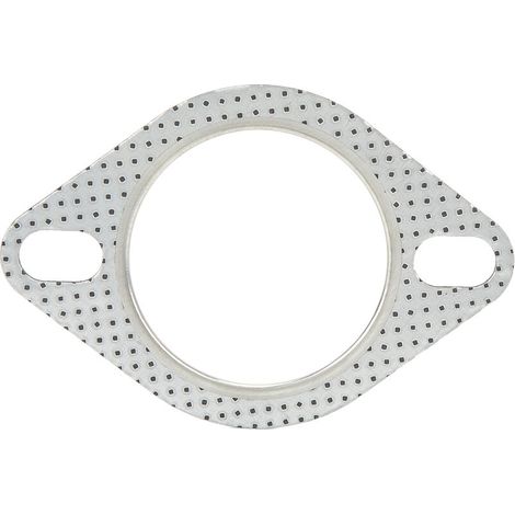 Jeffergarden Joint d'échappement en acier perforé 2 boulons de remplacement universel pour véhicule turbo à bride de 2,5 pouces/63 mm (1/5)
