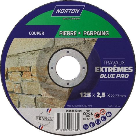 Disque à Tronçonner Déporté 125mm Performance Multi-matériaux - Saint Gobain Abrasifs