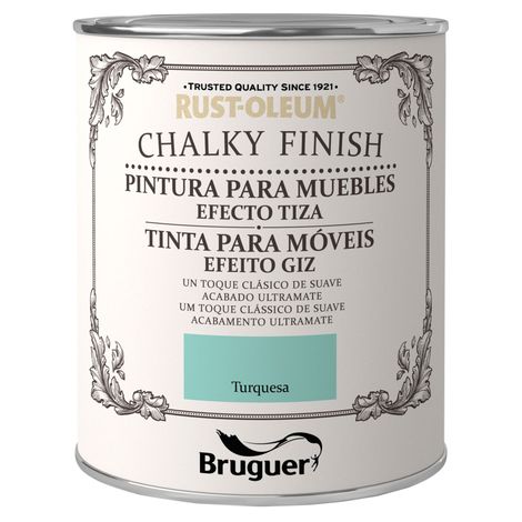 Rust-oleum chalky finish muebles turquesa 750 ml