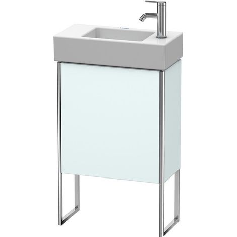 Meuble sous-vasque XSQUARE 731x484x240mm ouverture gauche Bleu clair mat