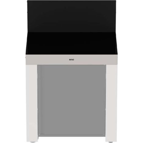 Mostrador de cocina eno Modulo negro 80 cm acero inoxidable (1/3)