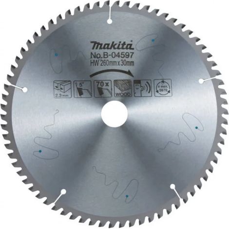 Makita B-04606 Lama per seghe circolari silenziate 305x30 mm per legno