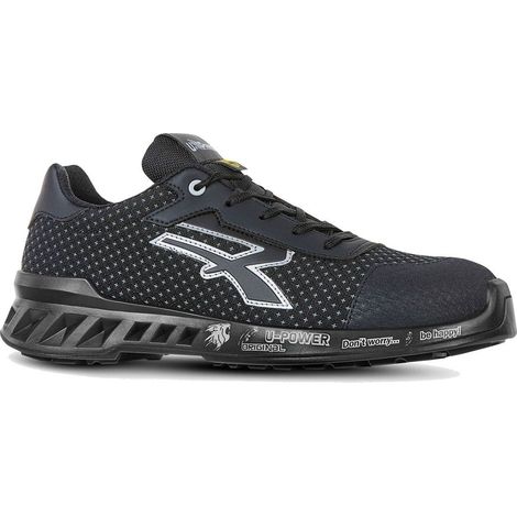 Scarpe Antinfortunistiche U Power Logan S3  Linea RedLeve Nero/Grigio 44