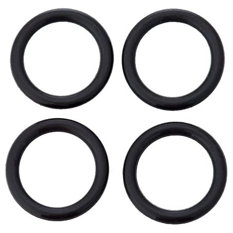 4 PEZZI - GUARNIZIONI AD ANELLO IN GOMMAPER CANNA RUBINETTO 14,0x2,5MM - COLORE NERO