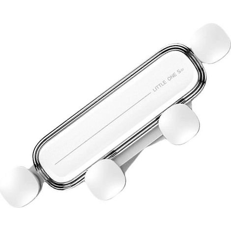 Support de voiture amélioré avec système de gravité, verrouillage automatique et fonction mains libres pour mini grilles d'aération (4,7–6,9 pouces) (1/5)