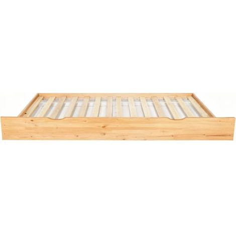 Cama de arrastre juvenil madera pino 90x180 cm