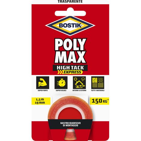 BOSTIK POLYMAX NASTRO BIAD HIGH TACK EXPRESS TRASP