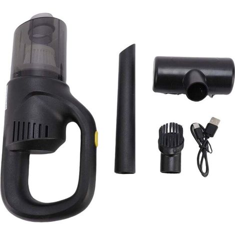 Aspirateur à main sans fil pour voiture, aspiration puissante, léger, Rechargeable, nettoyeur sec et humide, batterie 1800mAh, pour la maison (1/4)