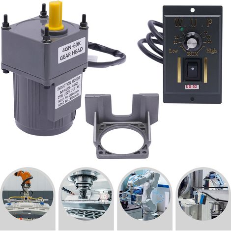 25-W-Hochgeschwindigkeits-AC-Getriebemotor mit Steuerung (220 V, Übersetzung 1:60) (1/5)