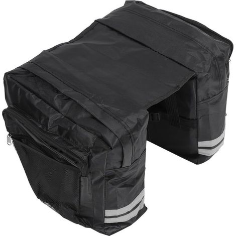 Sacoche Arriere Pour Velo - Capacite 20 L - Compatible Avec Porte-Bagages Standard - Reflechissante - Pliable - 1 Piece (1/5)