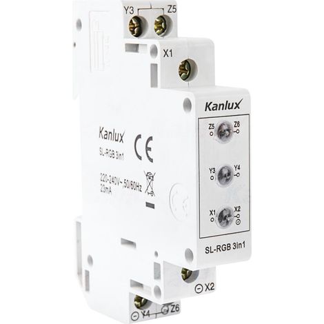 INDICATORE DI TENSIONE PER LA GUIDA DIN SL-RGB 3IN1 - KANLUX