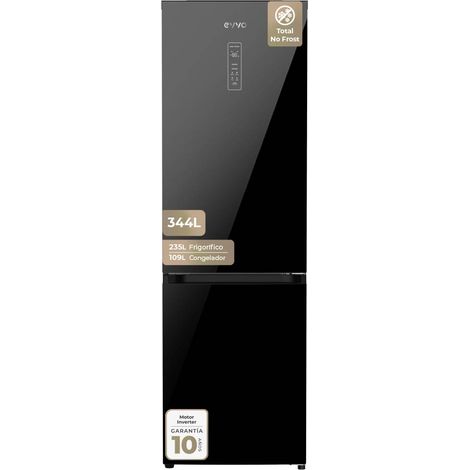 Frigorífico Combi EVVO F59 Blanco Total No Frost, 346L, Clase D, Diseño Moderno (1/5)